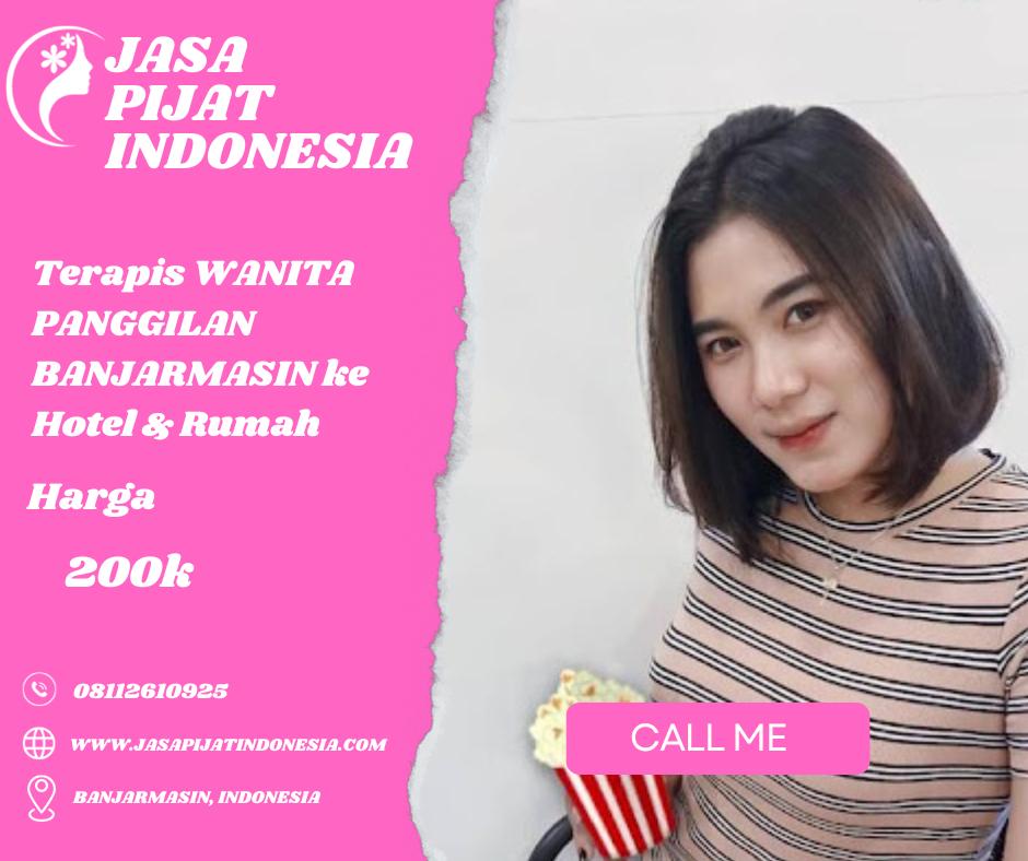 pijat panggilan Banjarmasin ke hotel